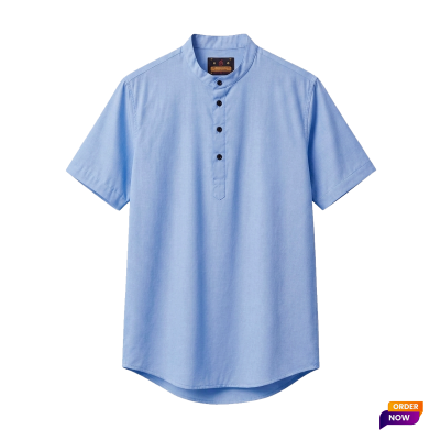 1 Pcs Half Sleeve OXF Katua- Sky